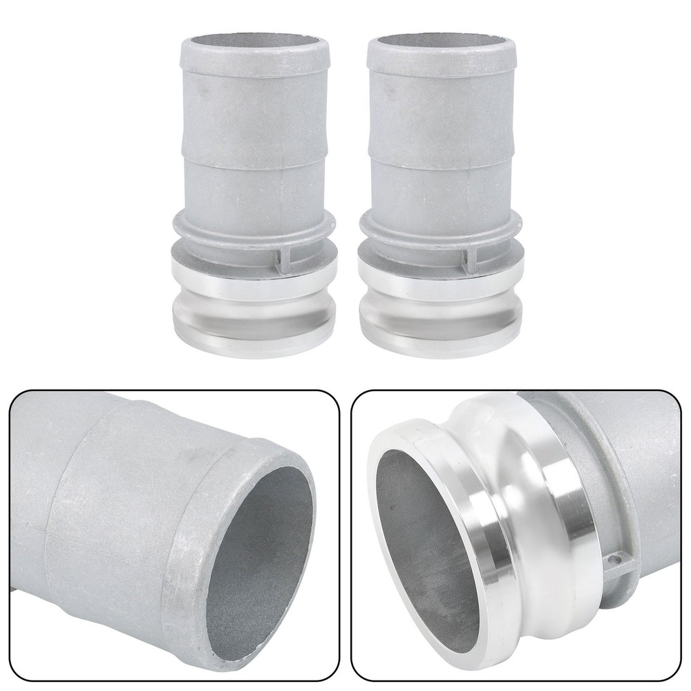 2 Pack Aluminum 3" Camlock Adapter Type E Lightweight Hose Connector