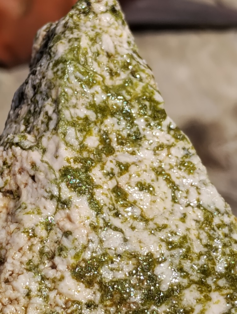 Epidote Specimen Rough Specimen Crystalized