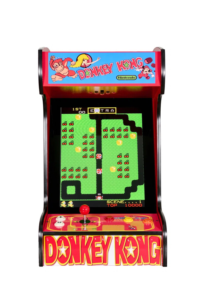 412 Classic Retro Games Tabletop Arcade Machine by (Red)