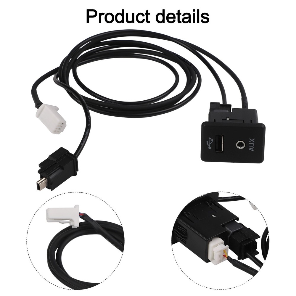 For Nissan AUX Interface with 8Pin Cable Compatible with 2013 2019 Models