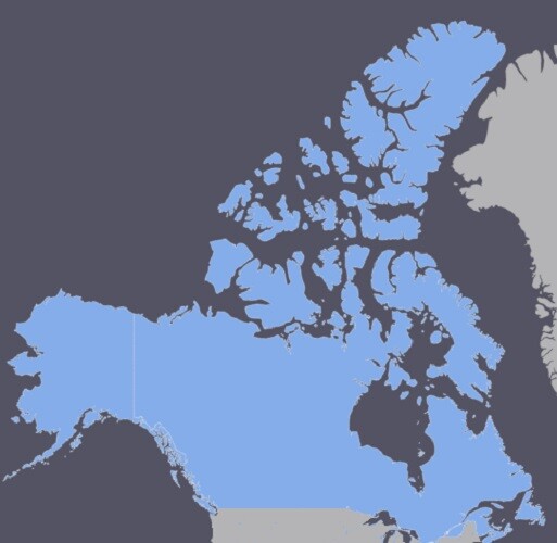 Canada Alaska GPS Map 2023 for Garmin - Latest Version