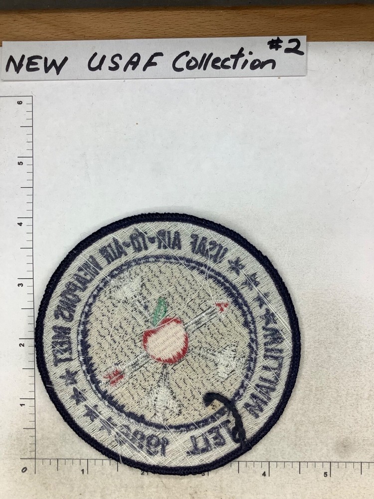 VINTAGE USAF WILLIAM TELL 1986 SQUADRON PATCH