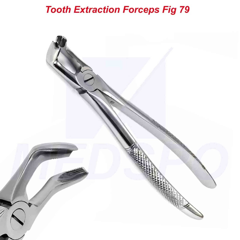Surgical Fig 79 Tooth Extraction Forceps Dental Lower Wisdom Extracting Tools CE