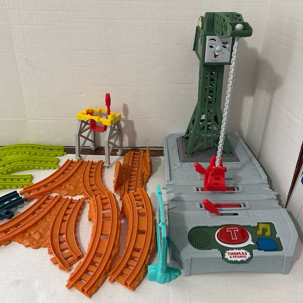 Thomas and Friends Talking Cranky Delivery Motorized Train Set- Tested-working