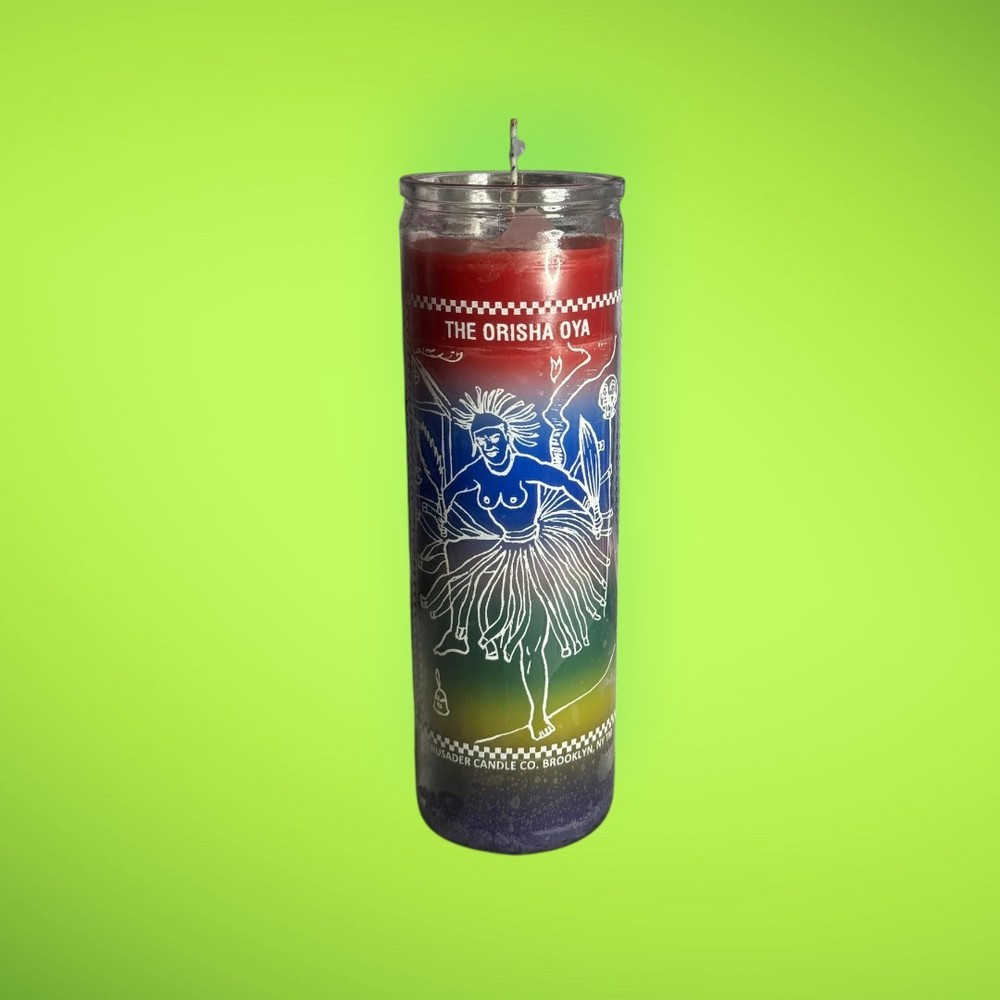 Oya Orisha Candle, 7 Day