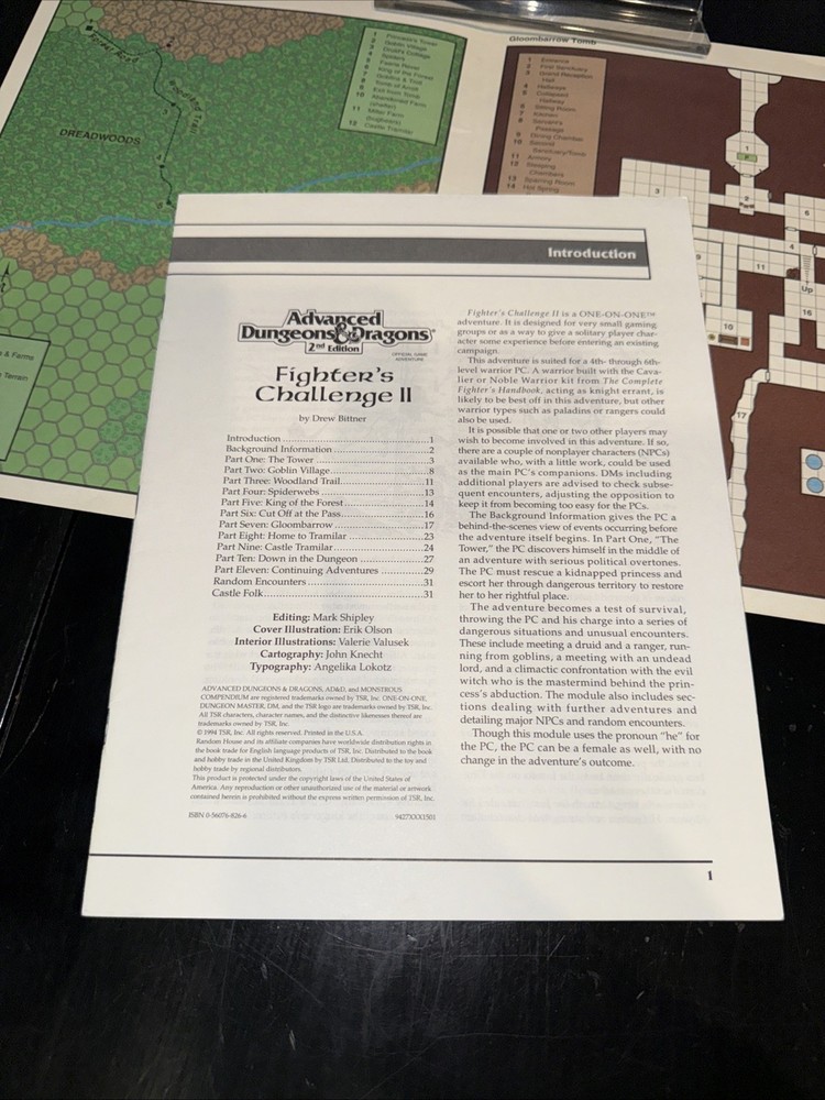 Fighter's Challenge II (Advanced Dungeons & Dragons, 2nd Edition) - Drew Bittner