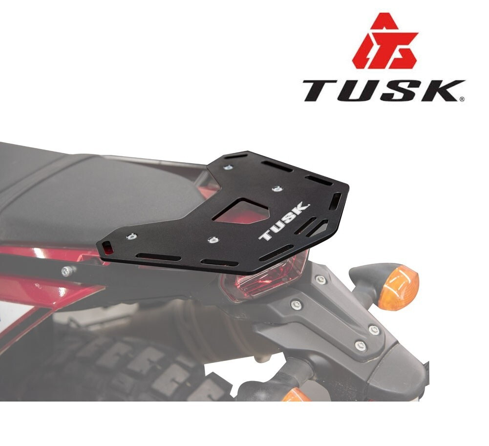TUSK Rear Luggage Rack Top Case Carrier Support Yamaha Tenere 700 T7 2021-25