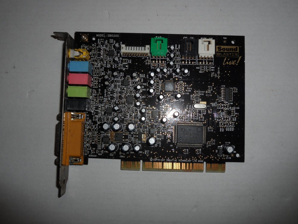 Sound Blaster Live! SB0200 PCI Sound Card