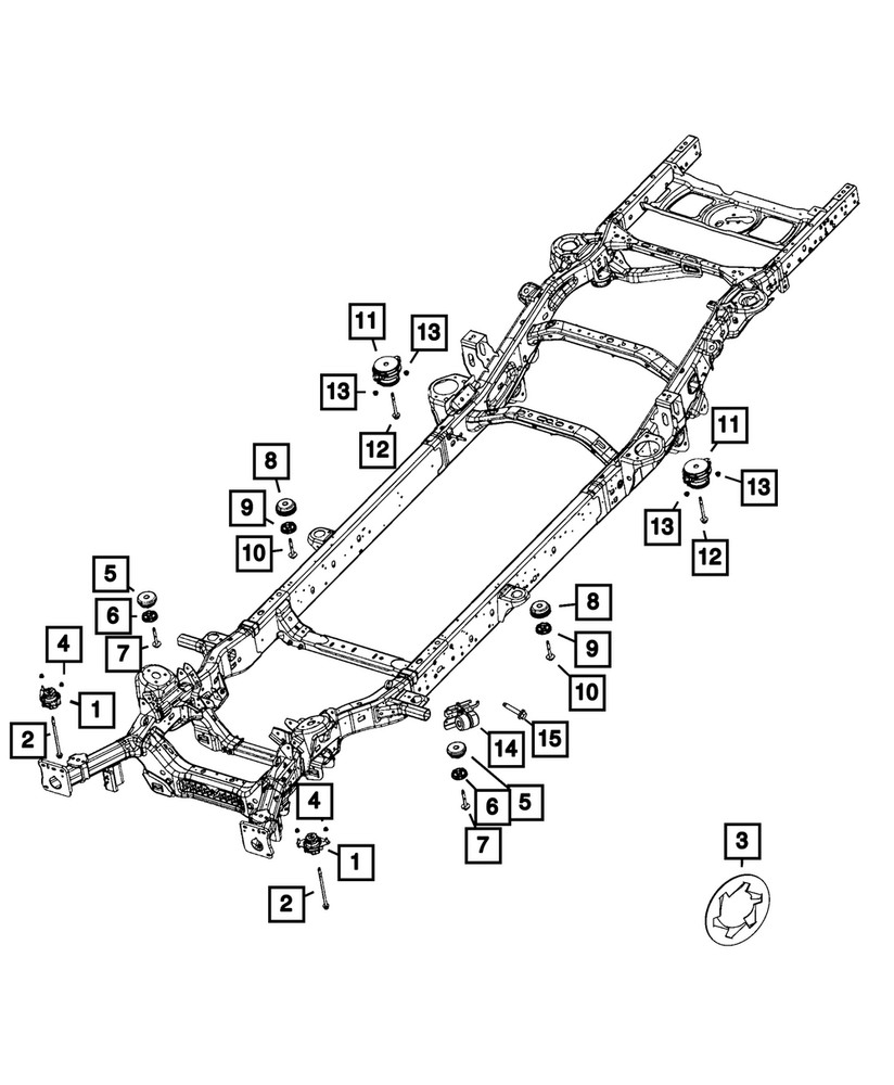 Genuine Mopar Absorber 68589984AA