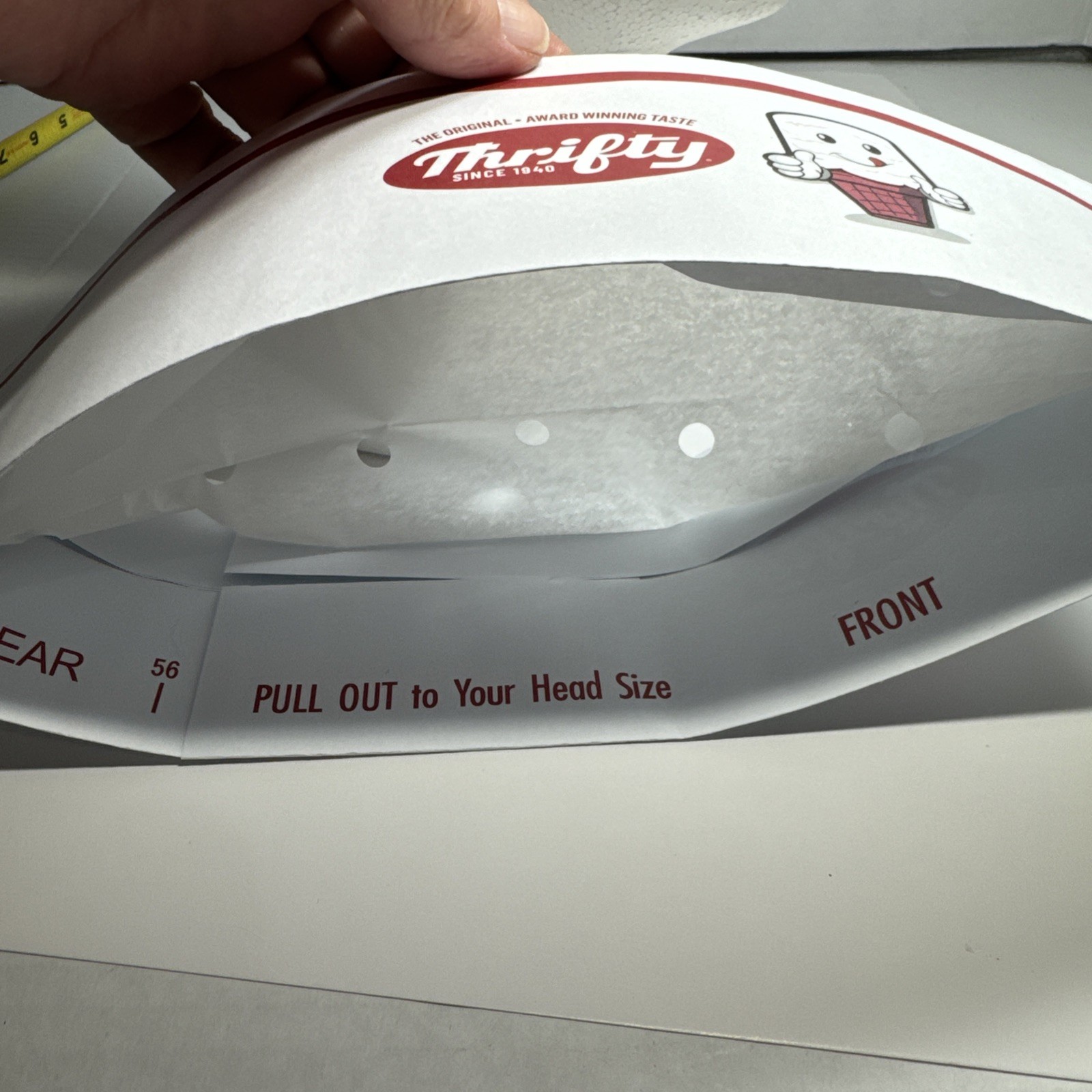 NEW Thrifty Ice Cream Rite Aid Paper Hat (lot Of 2) drug store Rite Aid 10 3/4”