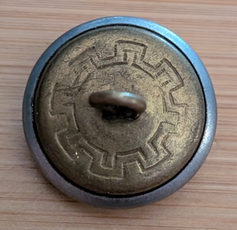 Essex Constabulary Chrome Button, King’s Crown