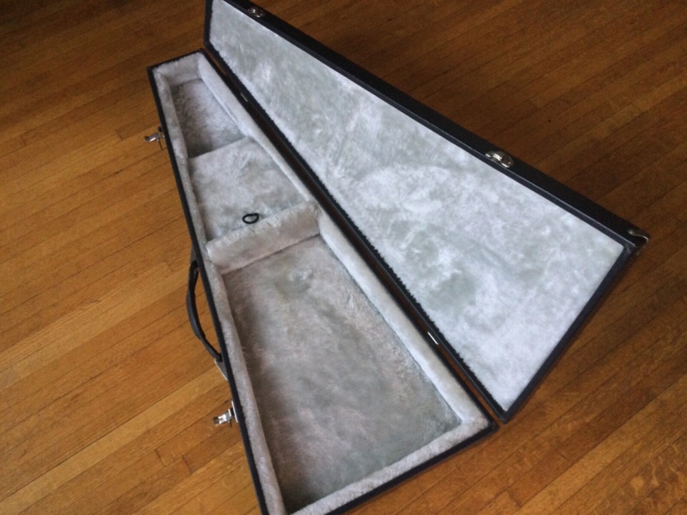 Vintage Guitar Case irregular V shape - for solid body / teardrop body