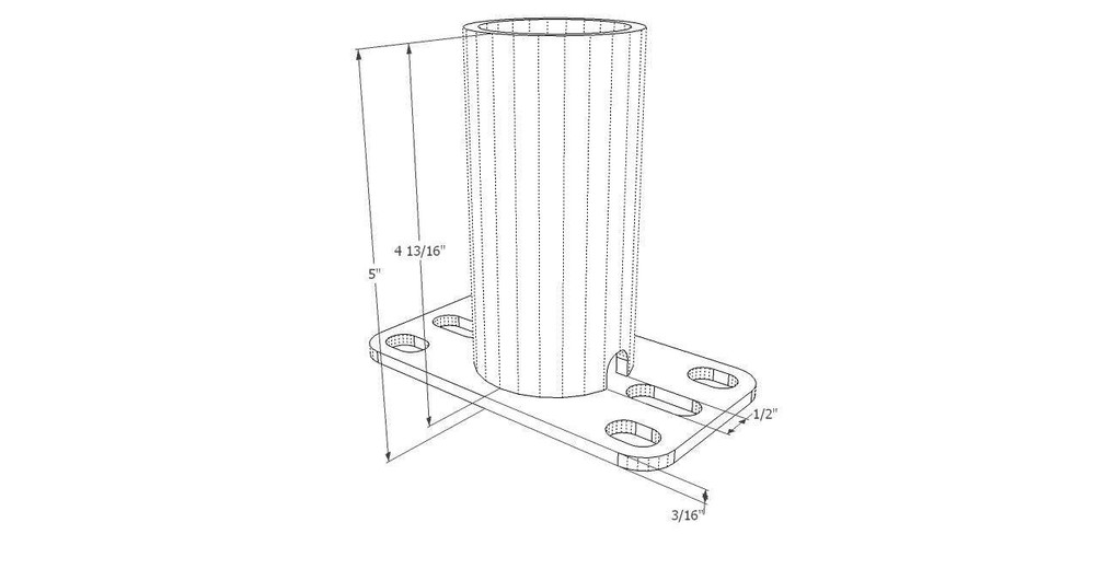 Universal Pole Adaptor for Cobrahead and Shoebox Light