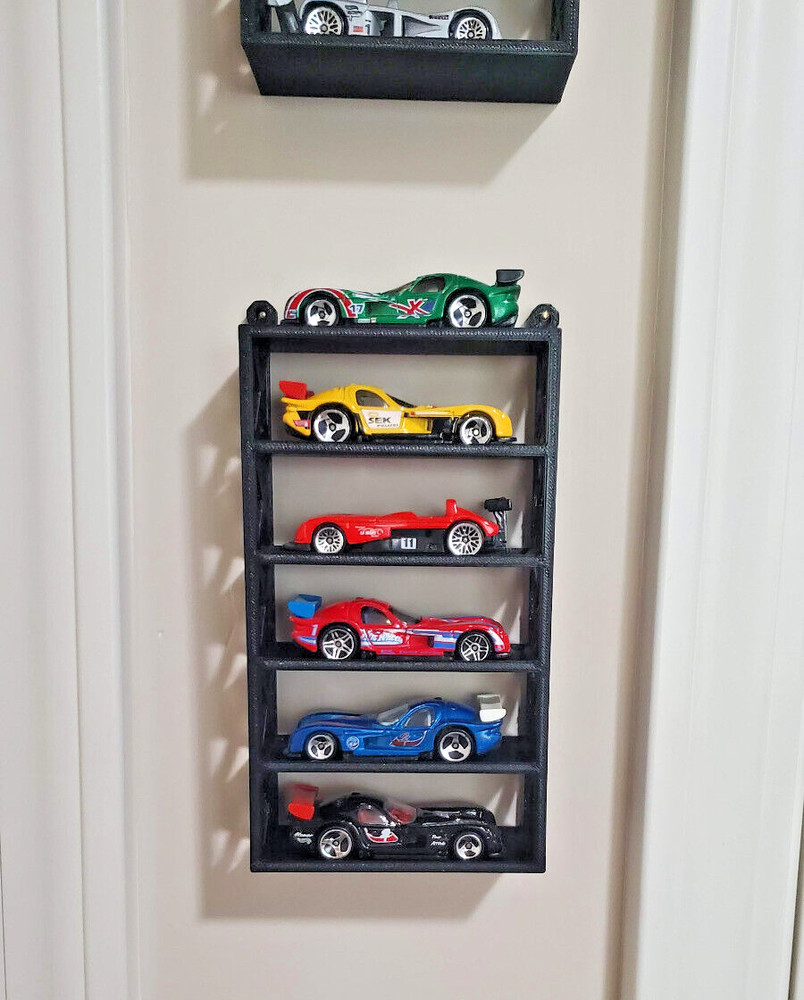 10 Pack - 6 Car Wheels or Matchbox Compatible Wall Mount Display Tower