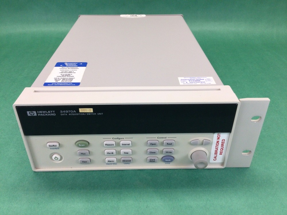 HP 34970A Data Acquisition Logger Switch - POWERS ON - UNTESTED