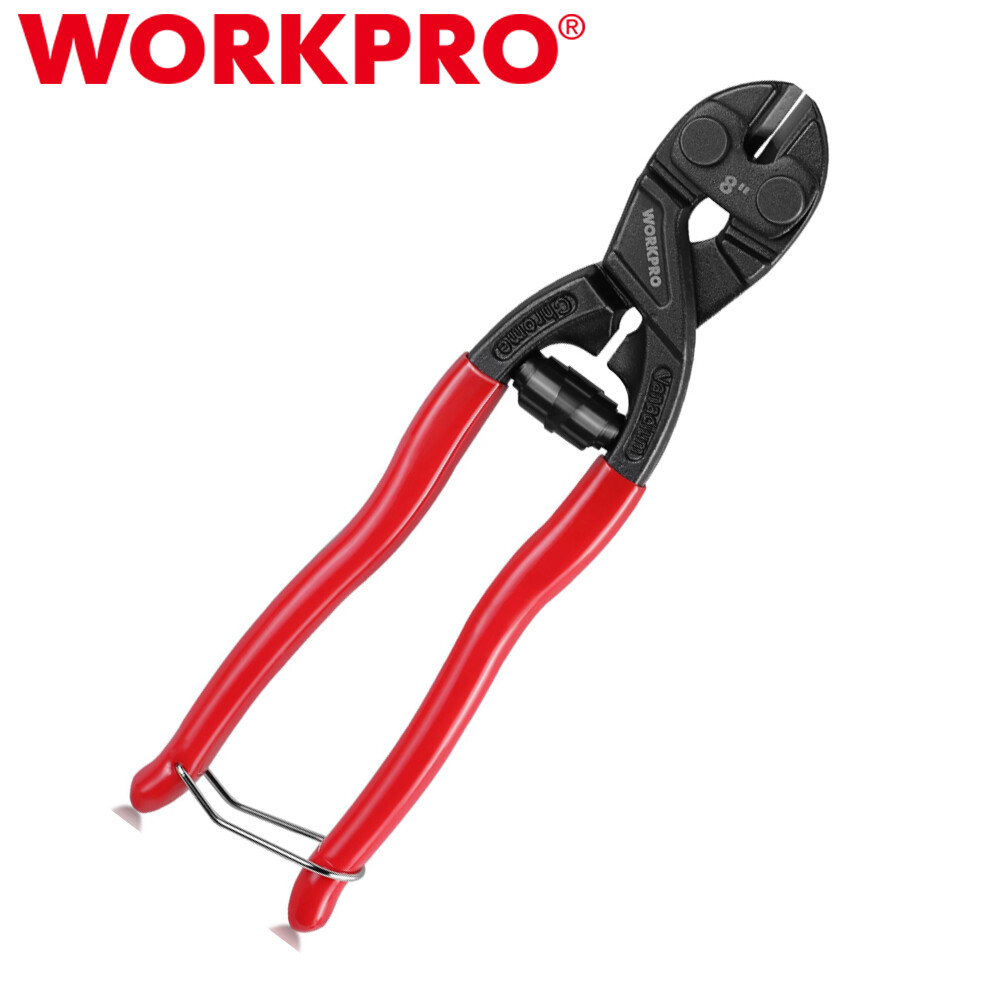 WORKPRO 8" Mini Bolt Cutter Compact Bolt Cutters for Cutting Wire Cables Chains