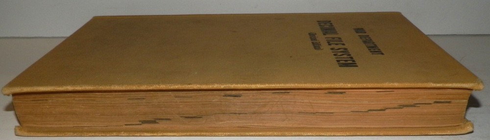 1943 US Army War Department Decimal File System Book
