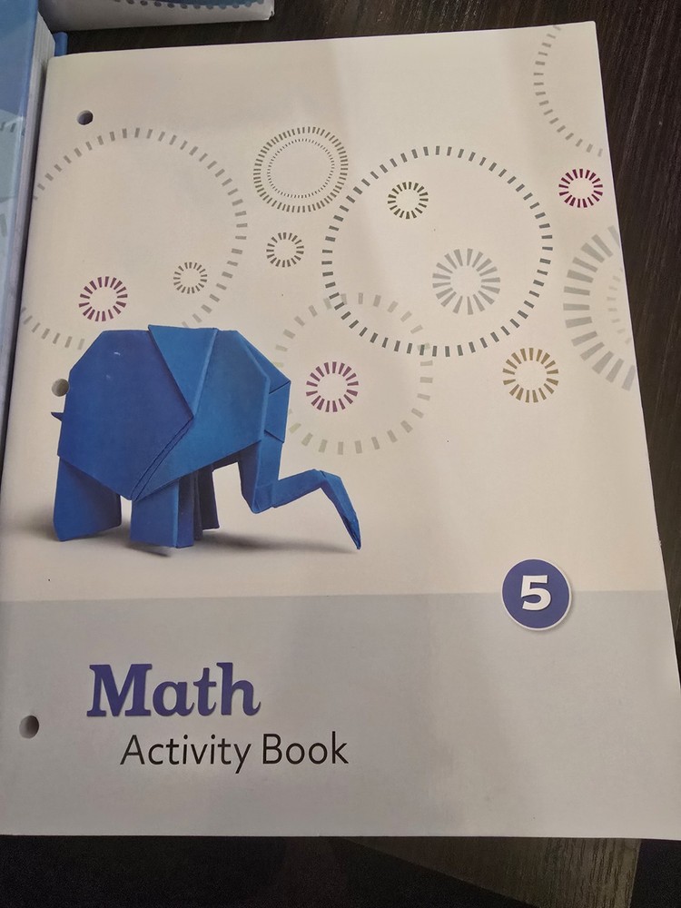 Math Base-10 Set Counting Cubes Blocks Lesson Guide Activity Book 5 Colors