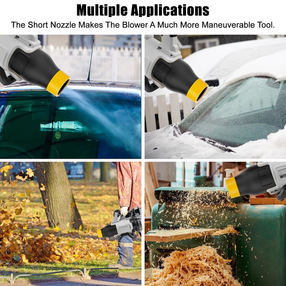 Car Drying Nozzle Compatible for Dewalt 20V MAX Leaf Blower(DCBL722B DCBL722P...