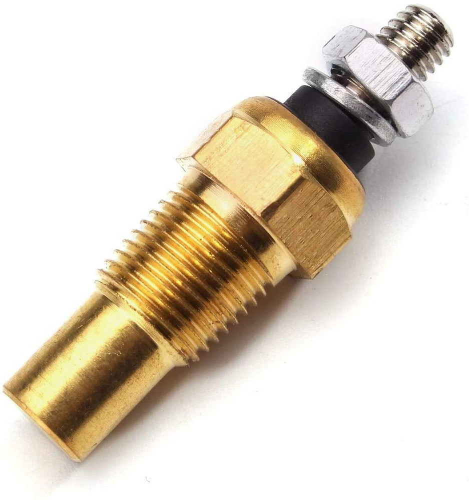 Universal Brass Electrical Sender Oil Water Temperature Temp 1/8 NPT Sensor Unit