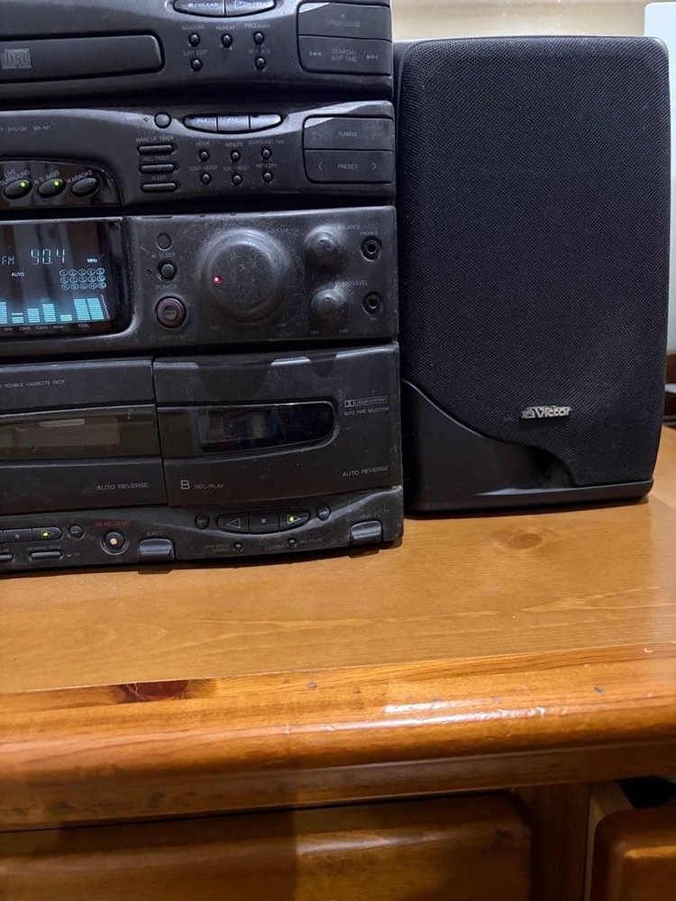 Victor component FM radio CD cassette deck