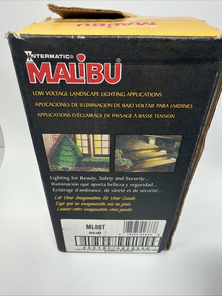 Intermatic MALIBU ML88T 88w Power Pack Timer Low Voltage Transformer EUC