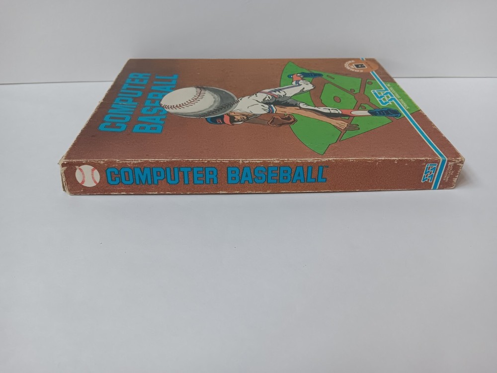 Computer Baseball Commodore 64 Mini Strategic Solutions Box Only - Damage, AS IS