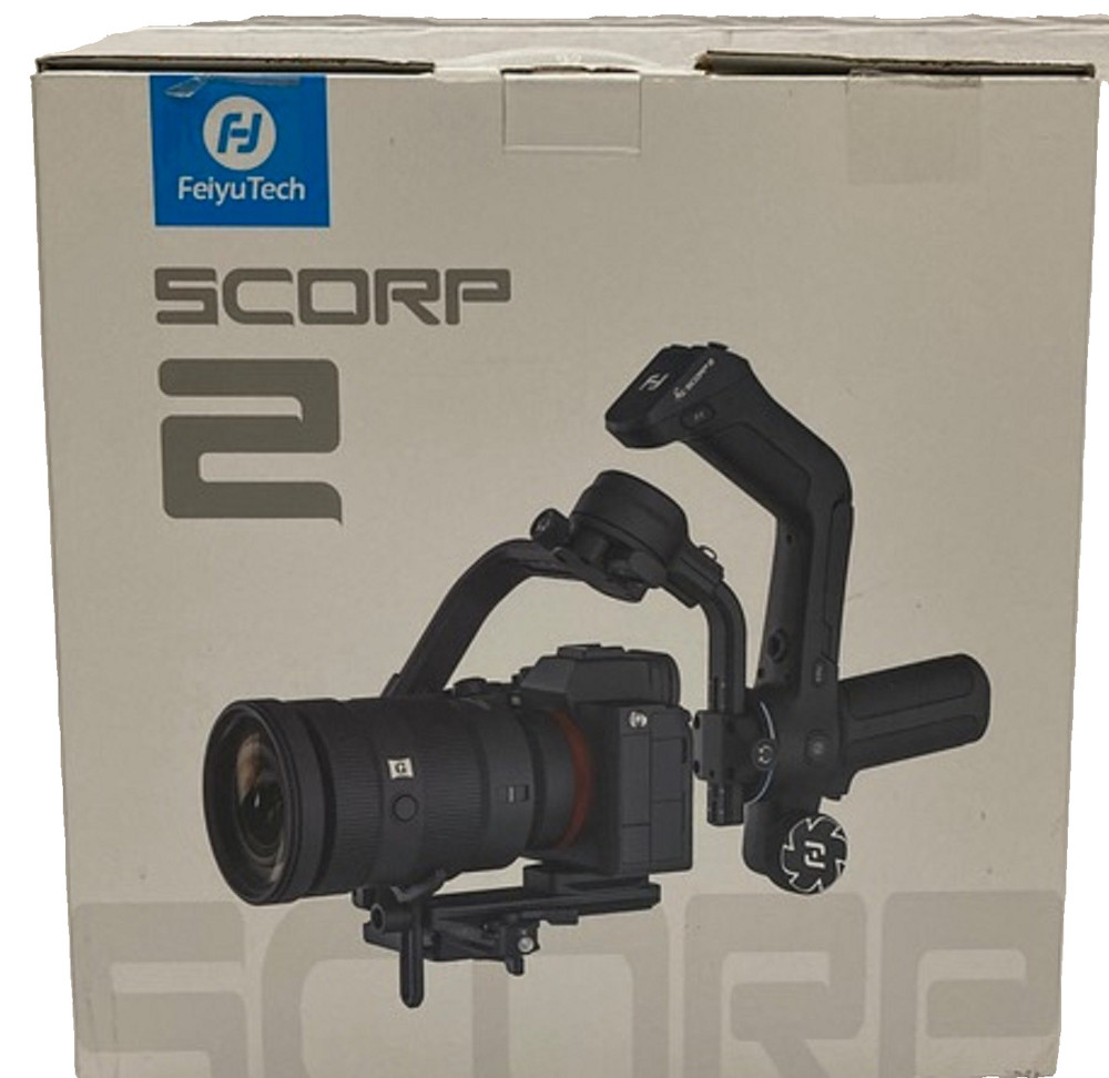 FeiyuTech SCORP 2 3-Axis Gimbal Stabilizer for Camera, AI Tracking, Bluetooth