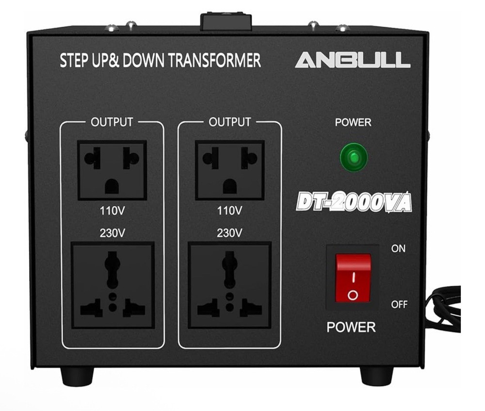 Anbull 2000 Watt Voltage Transformer Step Up/ Step Down