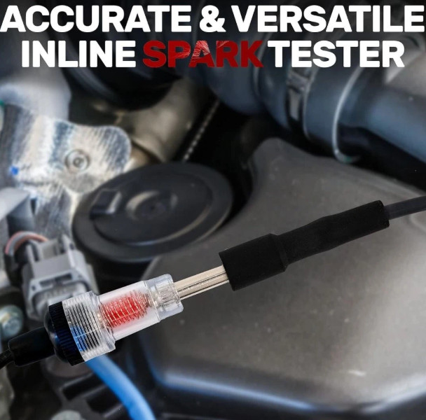 In-Line Spark Plug Tester Engine Ignition Coil Test Tool Auto Diagnostic