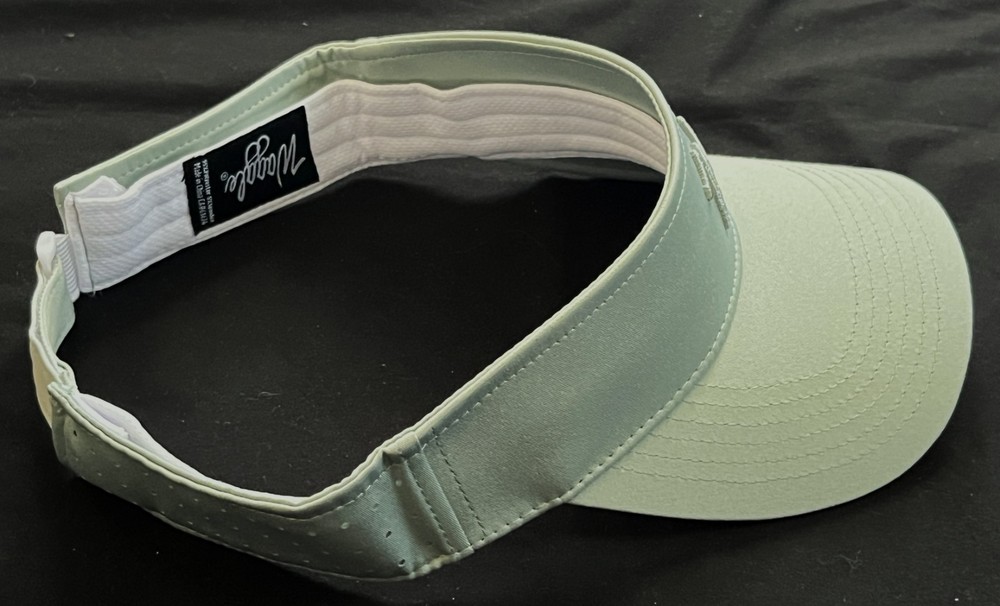 WAGGLE Visor Sage Green Adjustable Cap Hat Womens One Size **NEW**
