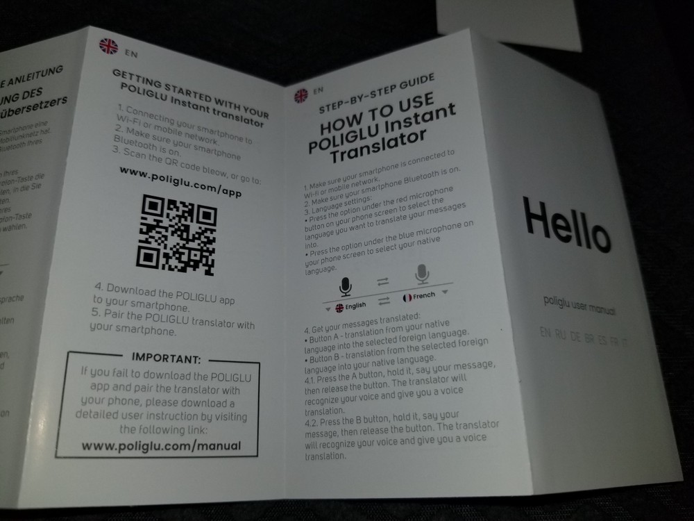 Poliglu Real Time Language Translator 40+ Languages Multilingual Apple Android