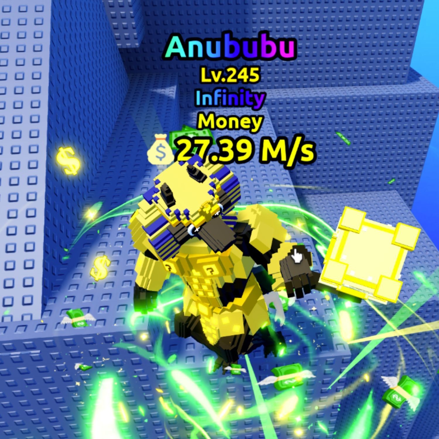 ESCAPE TSUNAMI FOR BRAINROTS! - MONEY - ANUBUBU LV.240 💰27.39 M/s