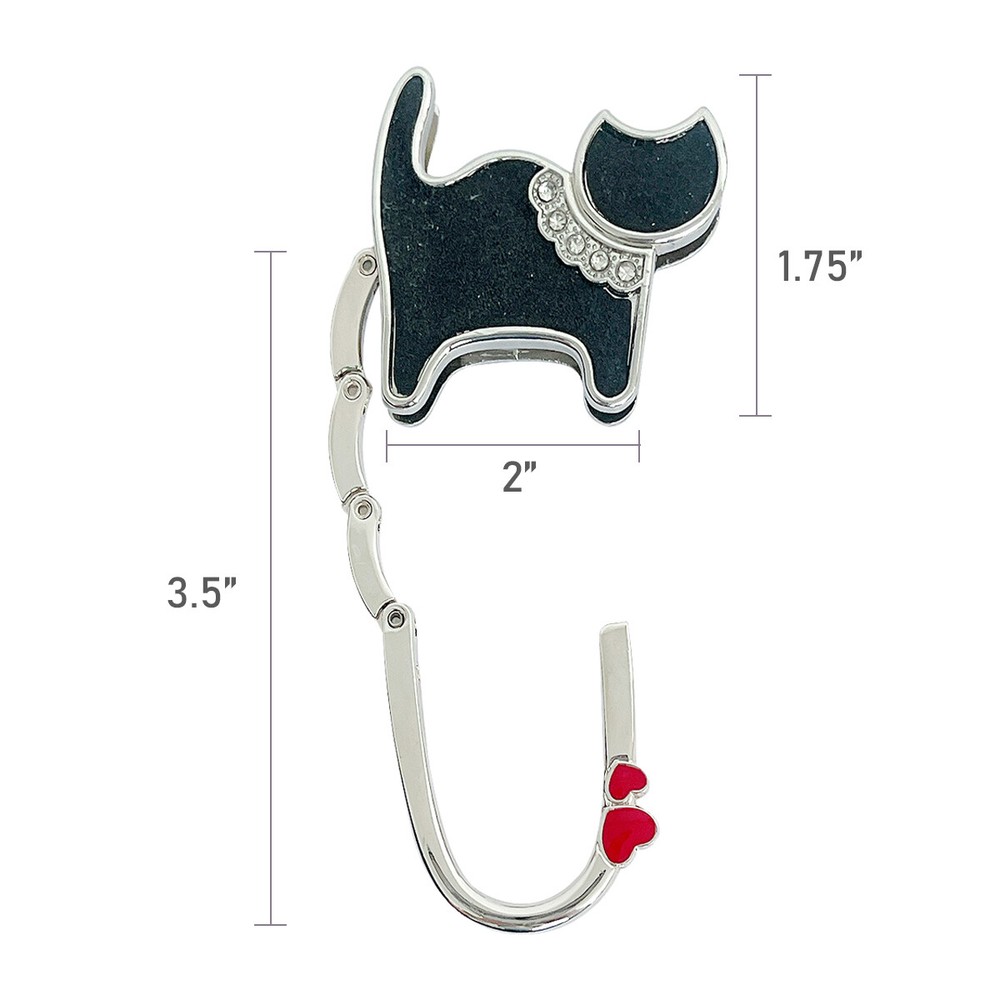 Wrapables Stylish Purse Hook Hanger, Foldable Handbag Table Hanger