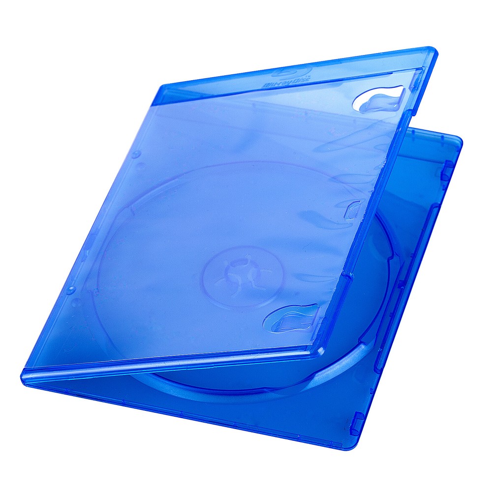 10 Pack Blu-Ray DVD CD Optical Disc Storage Holder 7mm Slim Case Space Saving