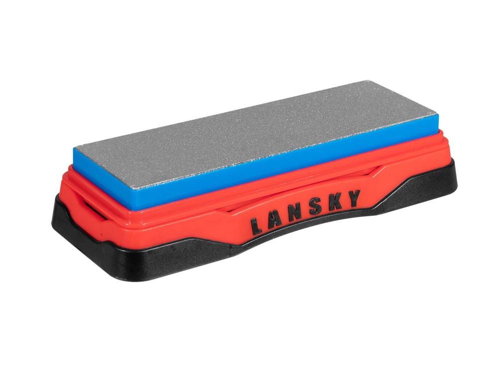 Lansky Double Side Diamond Benchstone 6x2 Medium Fine Grit Sharpening Stone