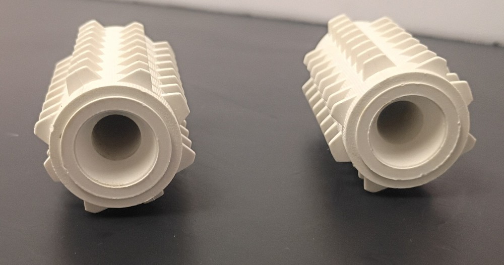 Replacement 2 Large Rollers for GE Hot Rollers Model B2 HCD-4 Mint Condition