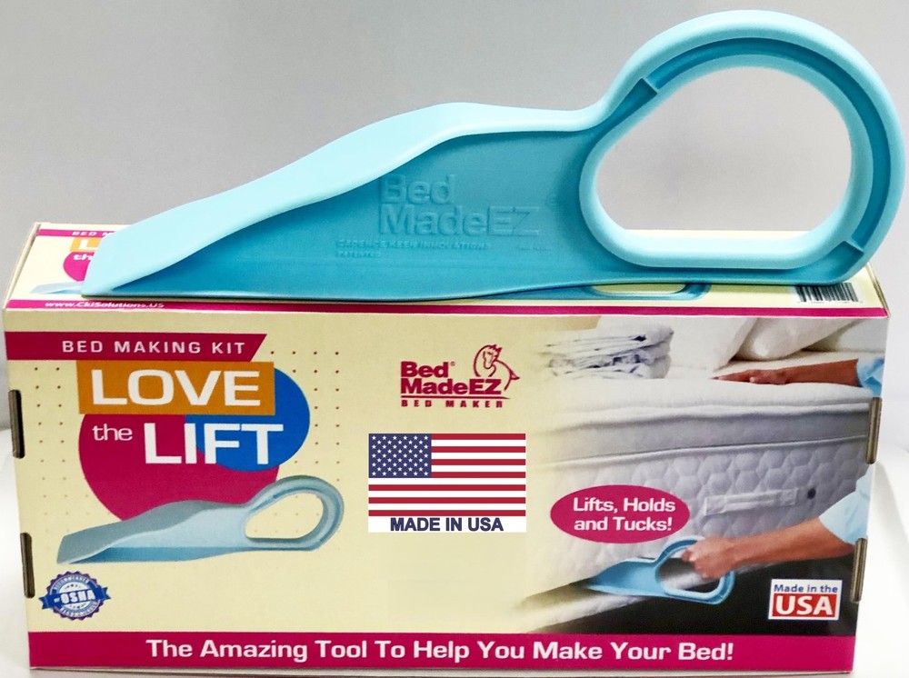 Bed MadeEZ Mattress Lifter & Maker Tool for 1 Pack, Teal – Single