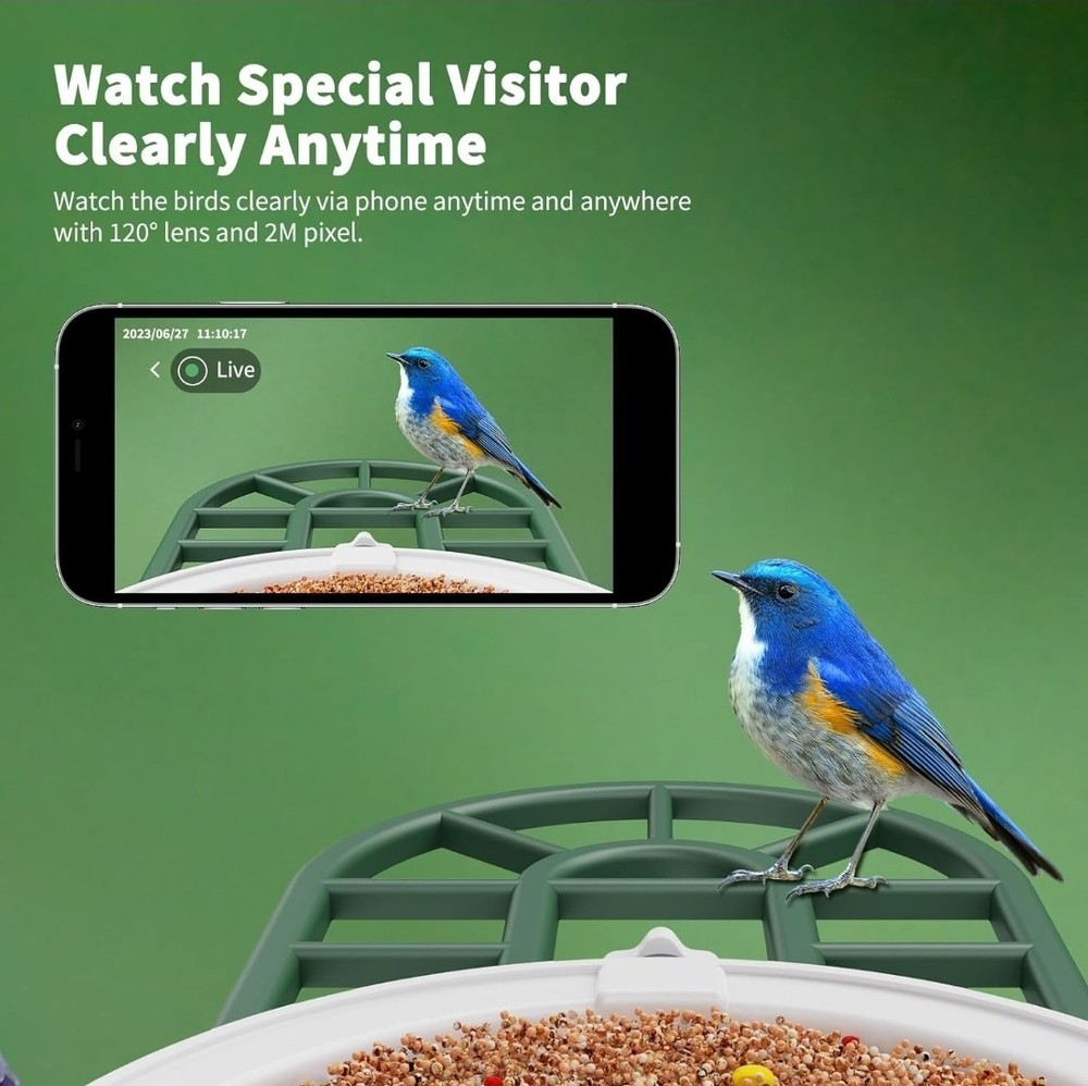 New! HARYMOR Bird Feeder Camera With Smart AI
