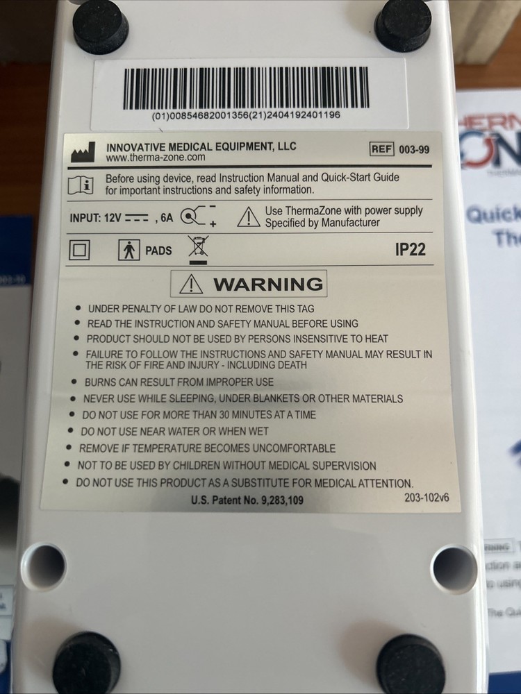 NEW Therma Zone Hot Cold Therapy Unit 003-99