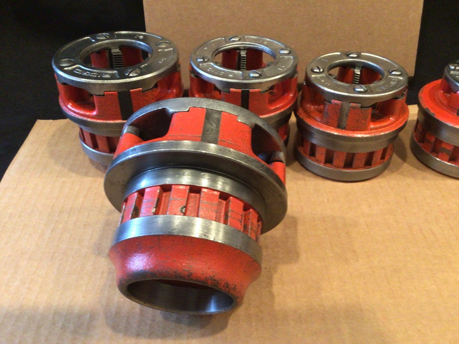 RIDGID 12 R PIPE THREADING DIE SET 1/2"-2", 6 Die Heads, FITS RIDGID 700 12R