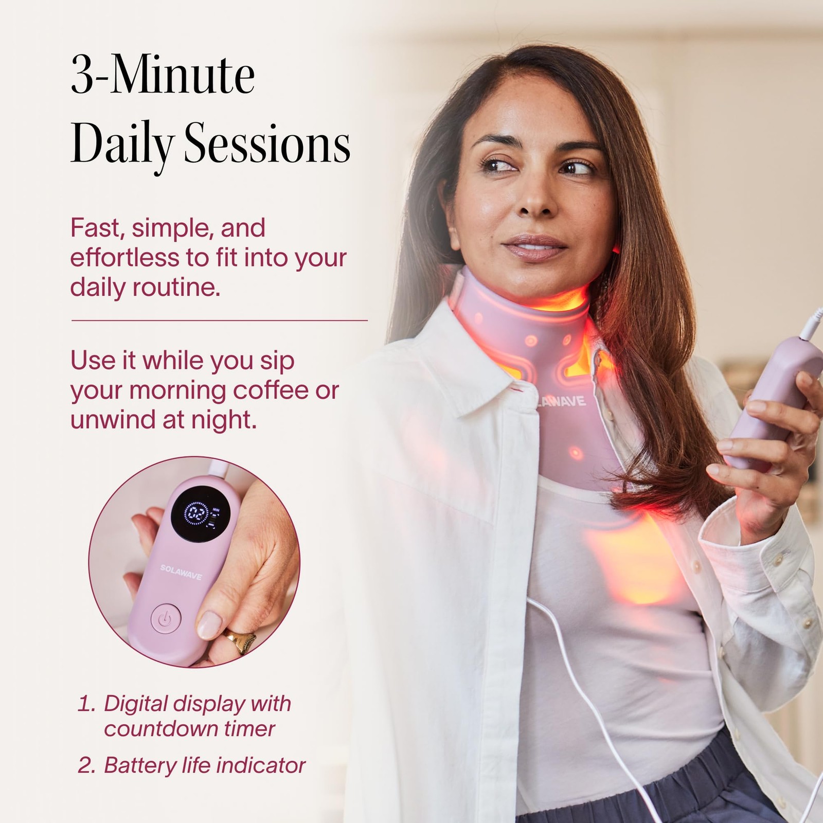 Solawave Neck and Chest Rejuvenating Mask NEW IN SEALED BOX