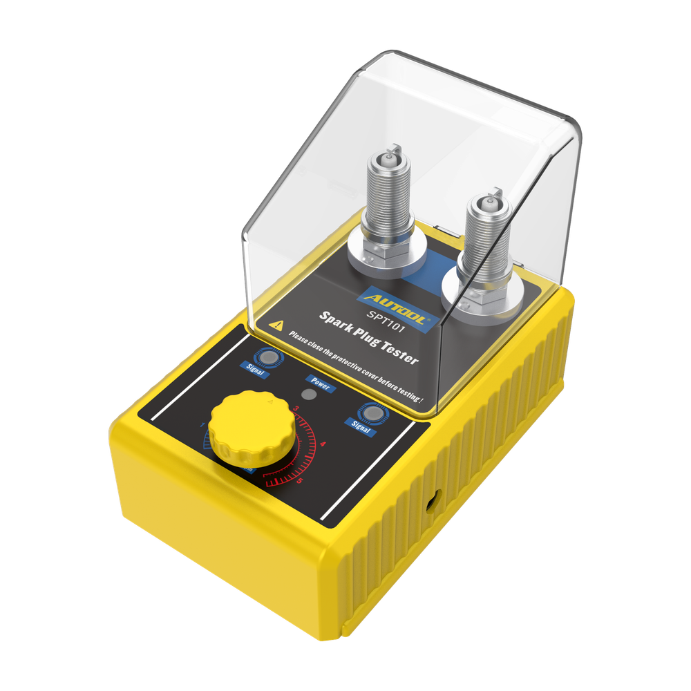 SPT101 12V Car Spark Plug Tester Auto Dual Hole Detector Ignition Plug Analyzer