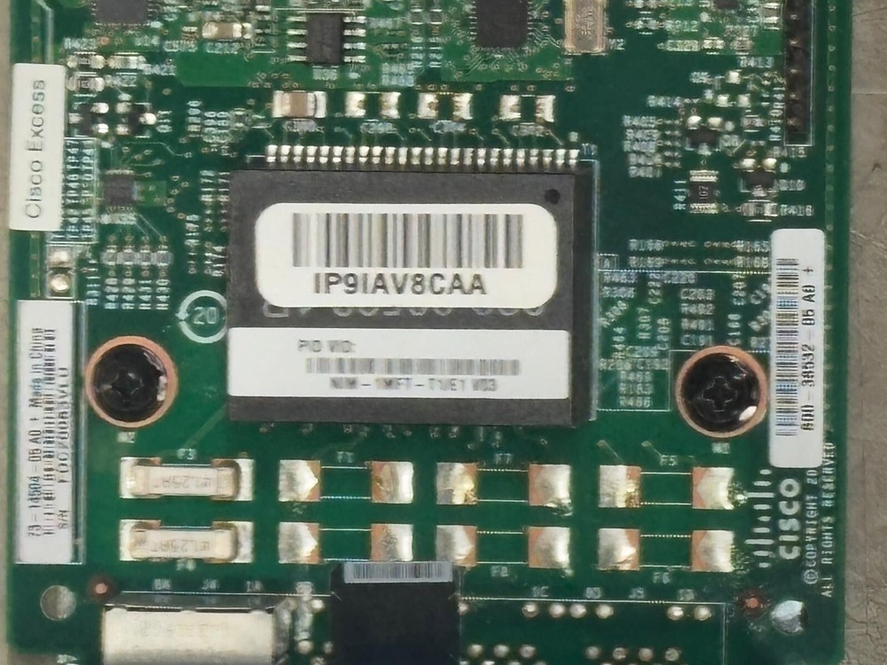 Cisco 73-14504-05 NIM 1MFT-T1/E1 V03 Single Port Interface Module