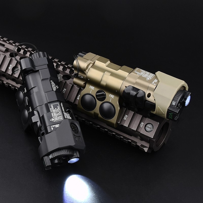 WADSN MAWL C1+ Laser Red Green IR Laser Sight White LED Strobe Flashlight