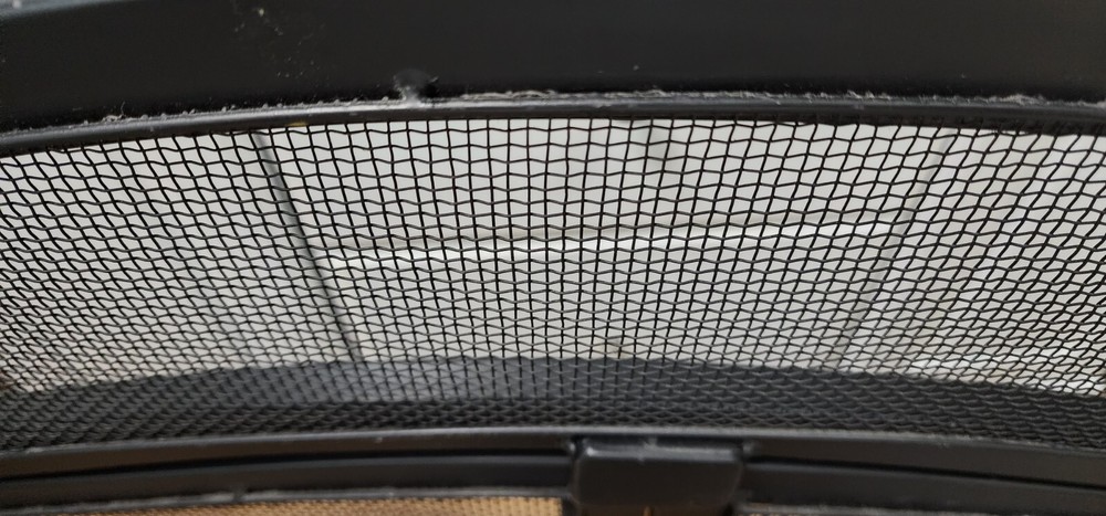 Freestanding Arched Fireplace Screen With Double Latching Doors