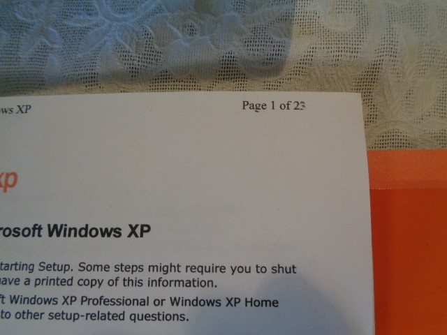 Microsoft Windows XP Home Edition Upgrade Software Version 2002 - Extra's