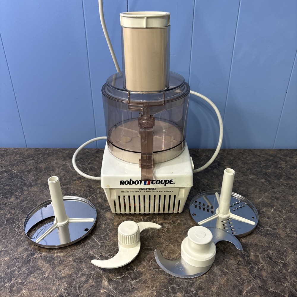 Robot Coupe RC 2000 Food Processor w/ Blade & Grater Tested Working
