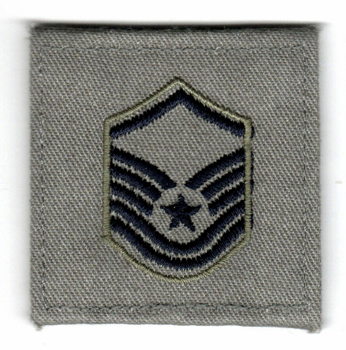 USAF patch chevron (circa 2011-2021) - Master Sergeant ABU GORETEX Jacket Tab