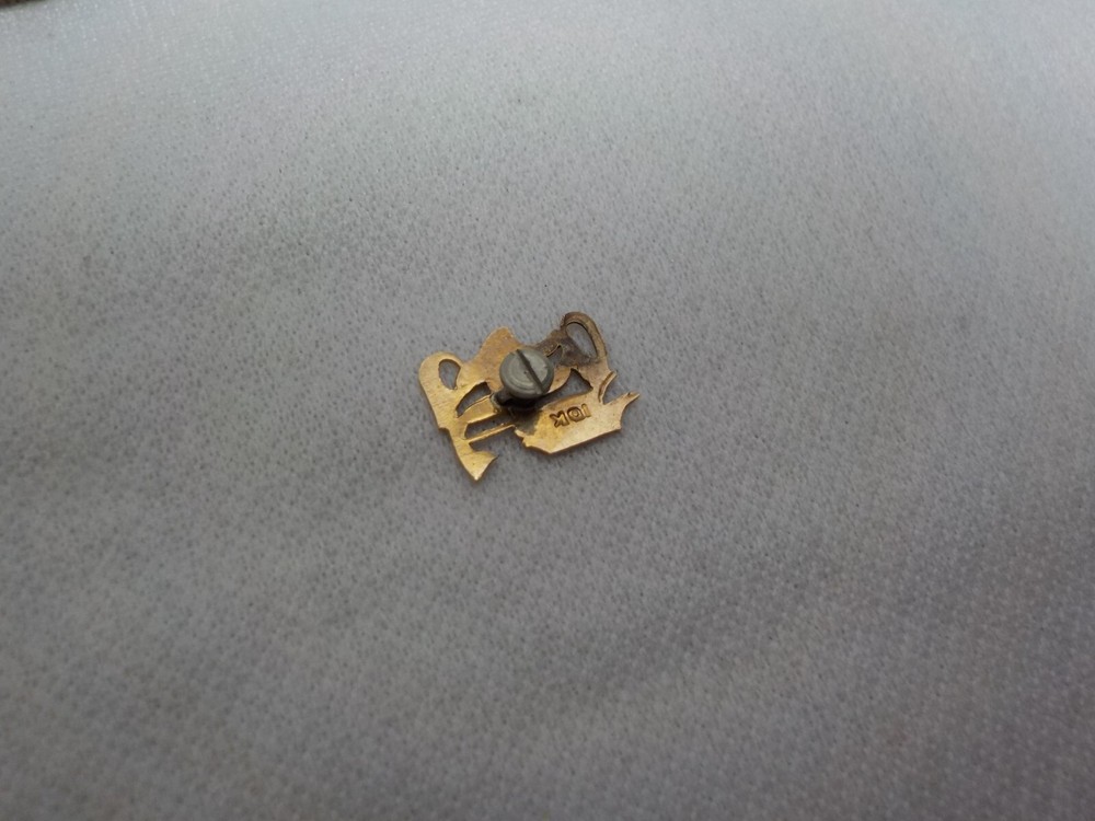 10K SOLID GOLD MONOGRAM INITIAL LETTER EMBLEM JEWELRY FINDINGS RING MONOGRAM #12